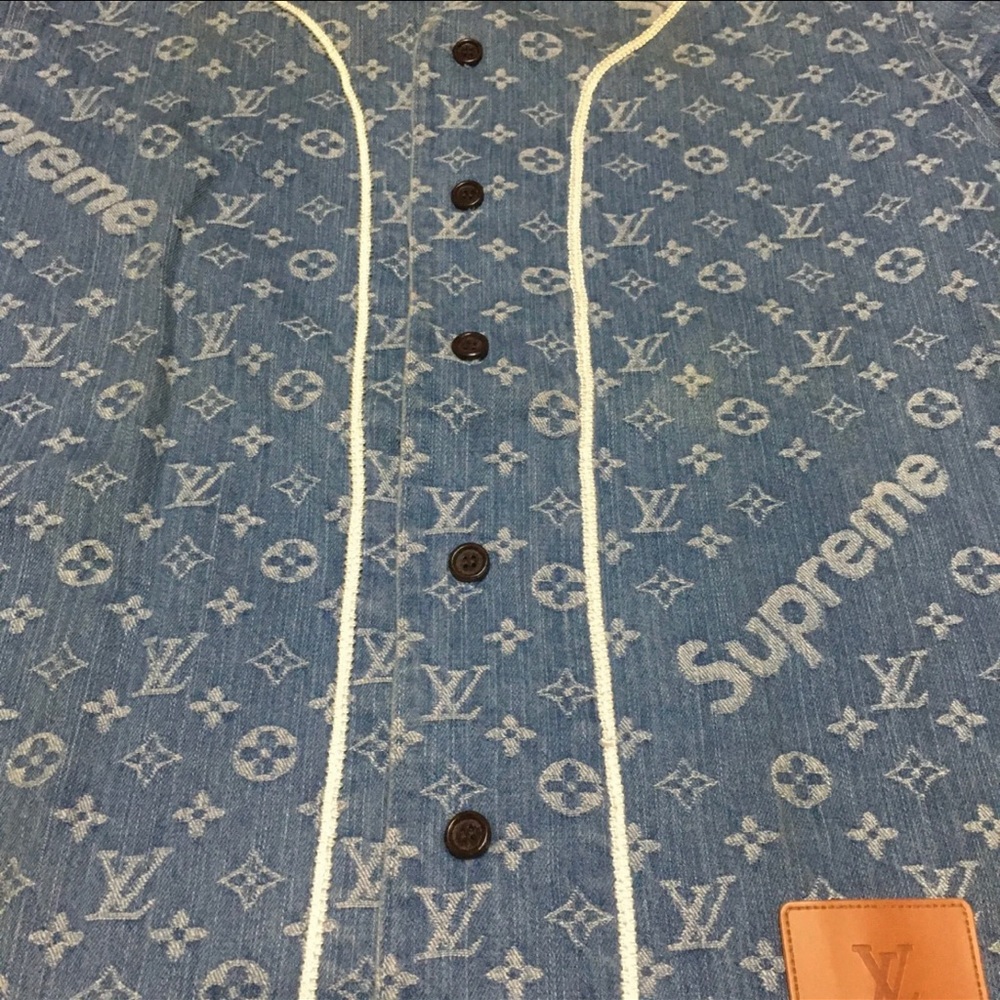 Louis V supreme baseball jersey (reserved)